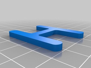 h L'impression 3d 3d print model - Mito3D