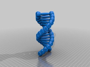 modello semplice di dna biology model 3d print model - Mito3D
