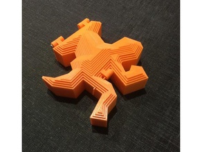 escher lagarto cuadro arte 3d print model - Mito3D