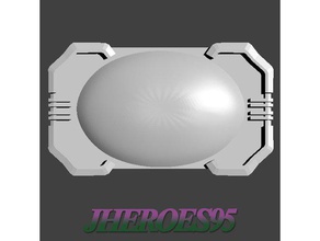 ryusoulger hebilla 3d la impresión La en diy el casco mmpr power rangers stl super sentai 3d print model - Mito3D
