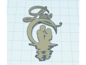 st valentin gün aşk takı kolye pendentif 3d print model - Mito3D