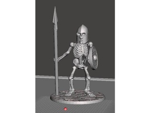 28mm skeleton warrior spear shield games dnd fantasy miniature miniatures skull warhammer warhammer fantasy