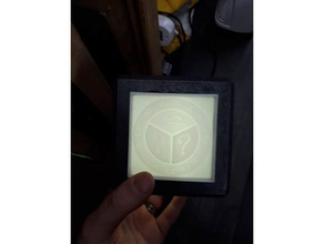 de la ue impresión en 3d caja misteriosa febrero 2019 proyecto electrónica el led luz lithophane stand 3d print model - Mito3D