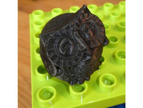 owl duplo socket 3d printing 3d print model - Mito3D