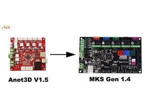 atualizando anet3d v15 conselho mks gen 14 quadro impressão anet atualização 3d print model - Mito3D