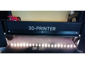 jgaurora a5 barra de luz 3d a impressora partes 3d print model - Mito3D