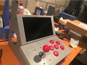 retropie máquina de arcade tablet jogo jogos vídeo videogames 3d print model - Mito3D