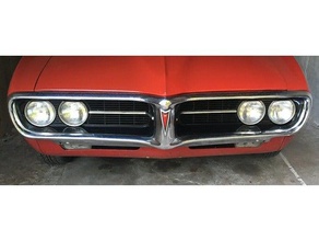 pontiac firebird first generation 1967 1968 angry eyes automotive 3d print model - Mito3D
