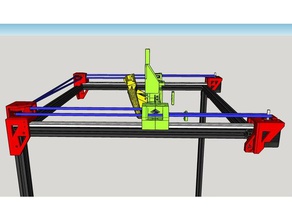 corexy linear rail system 3d printer parts 3d print model - Mito3D