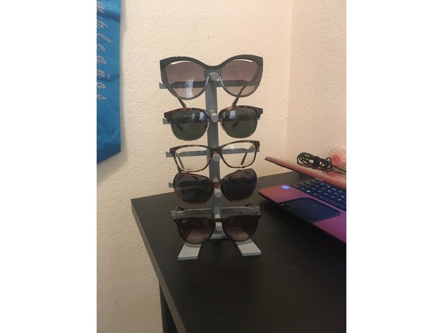 Gläser-Halter - Organisation Sonnenbrille Sonnenbrillen Halter 3D print model - Mito3D