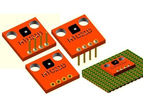 htu21d-Temperatur-sensor-Modell Elektronik 3d print model - Mito3D