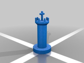 rei peça de xadrez 3d print model - Mito3D