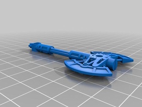 bionicle double face hache d'autres lego 3d print model - Mito3D