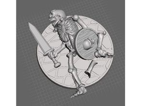 28mm skeleton warrior dead casualty games dnd miniature