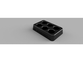 nespresso kapaklar yatay pxomaker tasarım sahibi mutfak yemek kahve kapsül tutucu 3d print model - Mito3D
