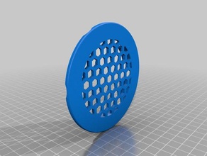 drain cover 75mm kitchen dining 3d print model - Mito3D