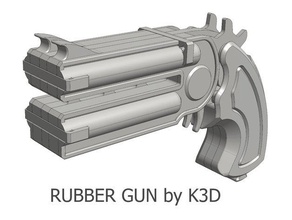 caoutchouc arme à feu les jouets jeux de l'assemblée construire cadeau carte-cadeau kit bande pistolet 3d print model - Mito3D