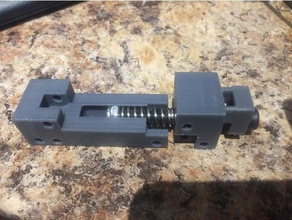 anet a8 belt holder spring tensioner 3d printer parts mods upgrade 3d print model - Mito3D