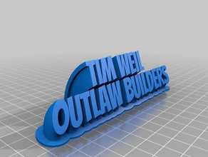 tim weil office customized 3d print model - Mito3D