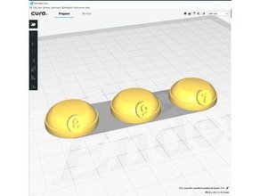 d&d mini lisse arrondie numérotés de bases 7-9 les jouets jeux 3d print model - Mito3D