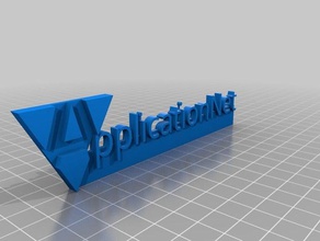 applicationnet l'art 3d print model - Mito3D