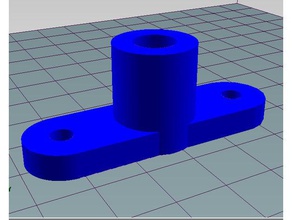tronxy x5 rod end bracket 3d printer parts 3d print model - Mito3D