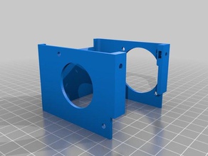 anycubic i3 mega redução de ruído hotend tampa aberta fãs versão atualizada 3d a impressora partes o do ventilador redutor quente extremidade 3d print model - Mito3D