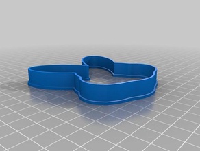 conejito de pascua cara cortador galletas los hogares suministros fondant 3d print model - Mito3D