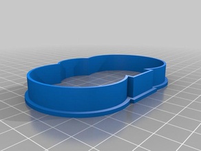 Osterhase Mund-cookie-cutter Haushalt versorgt cookiecutter 3d print model - Mito3D