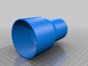 bosch gts 10 xc absaugadapter vacuum hose f&uumlr 75er ht rohr machine tools absaugung gts10xc dust collection adapter tube 3d print model - Mito3D