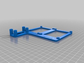 anycubic i3 mega mks Doppel-mosfet-Halter 3d Drucker Teile 3d print model - Mito3D