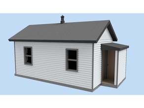 nickel plate road telegraph office buildings structures ho scale model railroad trains nkp railway 3d print model - Mito3D