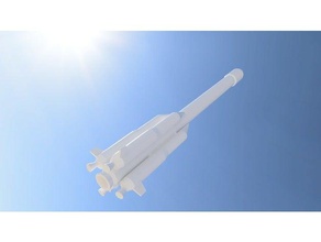 isro gslv mk ii brinquedo modelo de foguete veículos aviação índia ímã mecânico nerd a propulsão espaço 3d print model - Mito3D