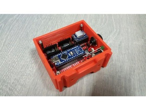 barndoor tracker recinto arduino nano v4 cnc de la junta robótica 3d print model - Mito3D