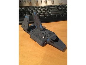 sentinel-class shuttle - Spielzeug Spiele 3d print model - Mito3D