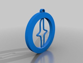 ust gadget brelok auto logo emblema fso polonez trapez znaczek 3d print model - Mito3D