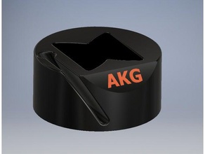 akg headphone stand k712 pro audio headphones holder 3d print model - Mito3D