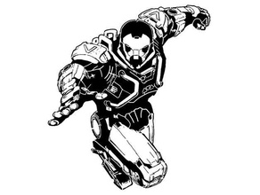 anthem ranger javelin stencil 2d art armor battlesuit ea games game ironman suit 3d print model - Mito3D