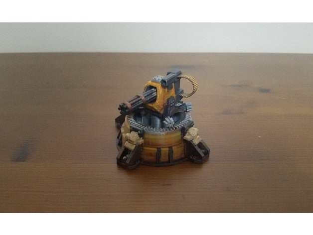 factorio gun turret video games neat 3D print model - Mito3D