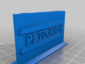 plinko-Dollar-Geld-clip 3d-slash 3d print model - Mito3D