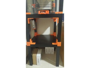 lack bracket household ikea shelf 3d print model - Mito3D