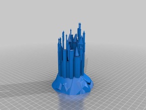 fudgsicastle buildings structures customized 3d print model - Mito3D