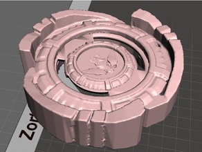 beyblade de ruptura da camada pegasus 3d impressão rajada deus 3d print model - Mito3D