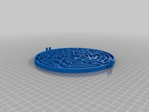 maze tower round multiple dungeon levels rolling ball solve puzzles 3d print model - Mito3D