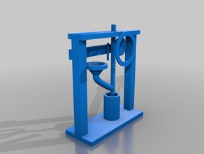 roman water clock models pcs 3d print model - Mito3D