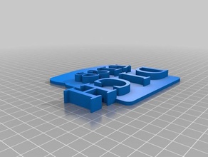 meine angepasste Valentinstag toast-Stempel Zeichen logos 3d print model - Mito3D