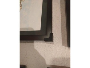 picture frame corner anchor decor 3d print model - Mito3D