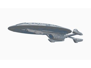 enterprise refit 1 sovereign dreadnought vehicles startrek star trek uss 3d print model - Mito3D