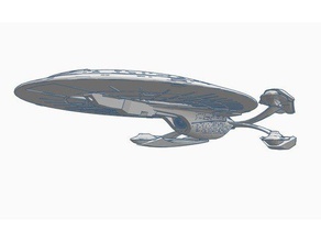 enterprise refit 2 sovereign dreadnought Fahrzeuge starship startrek star trek uss 3d print model - Mito3D