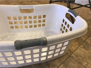 laundry basket handle household repair step sterilite 3d print model - Mito3D